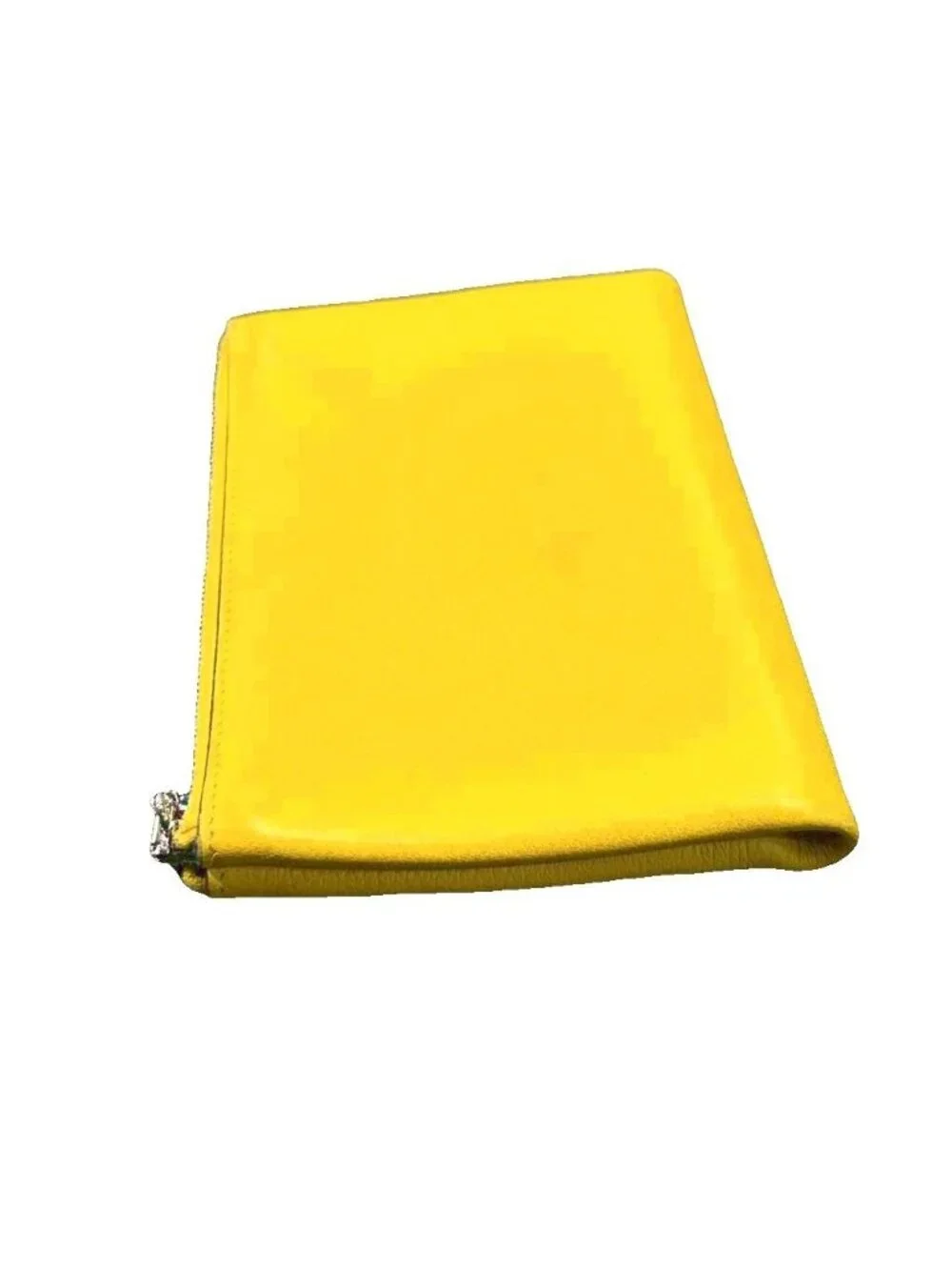 Hermes Pouch Leather Yellow